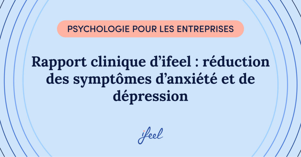 réduction des symptômes d’anxiété et de dépression