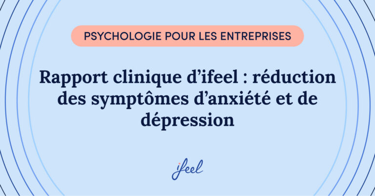 réduction des symptômes d’anxiété et de dépression