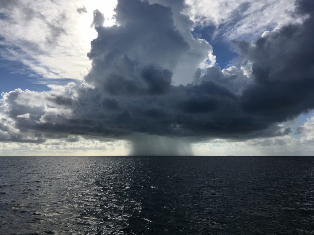 storm is passing over