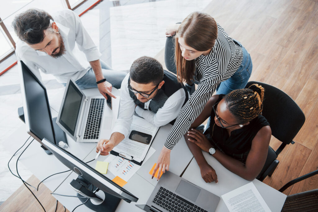 group multinational busy people working office scaled 1