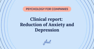 reduction of anxiety and depression