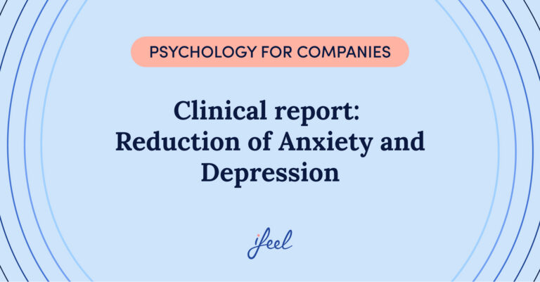 reduction of anxiety and depression