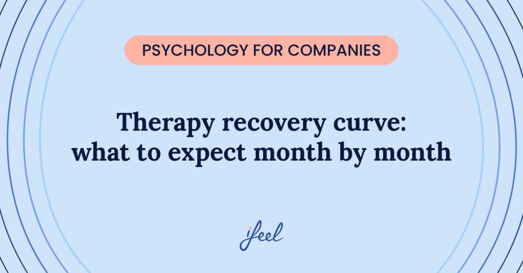 Banner on the therapy recovery curve and what to expect month by month