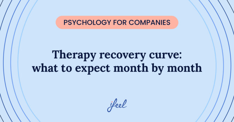 Banner on the therapy recovery curve and what to expect month by month